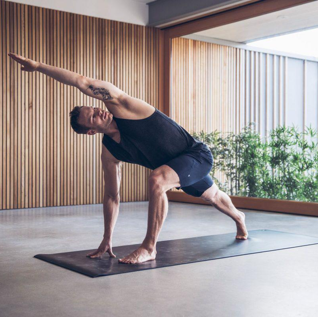 guy doing yoga