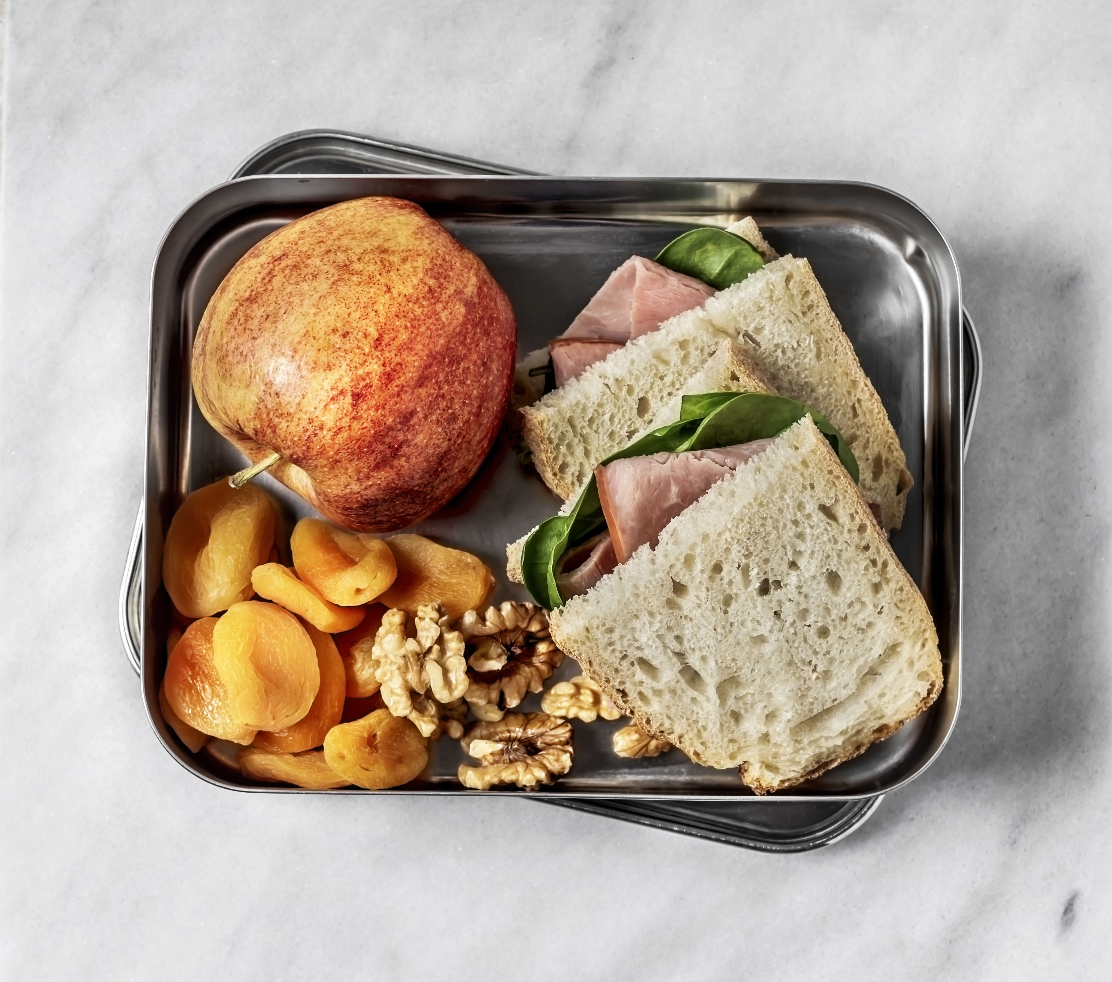 Download Ocean Black+Blum Stainless Steel Lunch Box Leak Proof 3-in-1 Multi-Functional Plastic Free ...