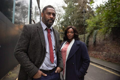 DCI John Luther (IDRIS ELBA), DS Halliday (WUNMI MOSAKU) Luther series 5, episode 1