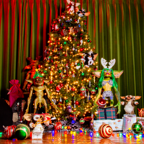  arbre de Noël sur le thème des gremlins de lydia hearst et chris hardwick