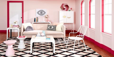 Pink, Furniture, Room, Interior design, Floor, Living room, Laminate flooring, Table, Flooring, Ceiling, Pink, Furniture, Room, Interior design, Floor, Living room, Laminate flooring, Table, Flooring, Ceiling,