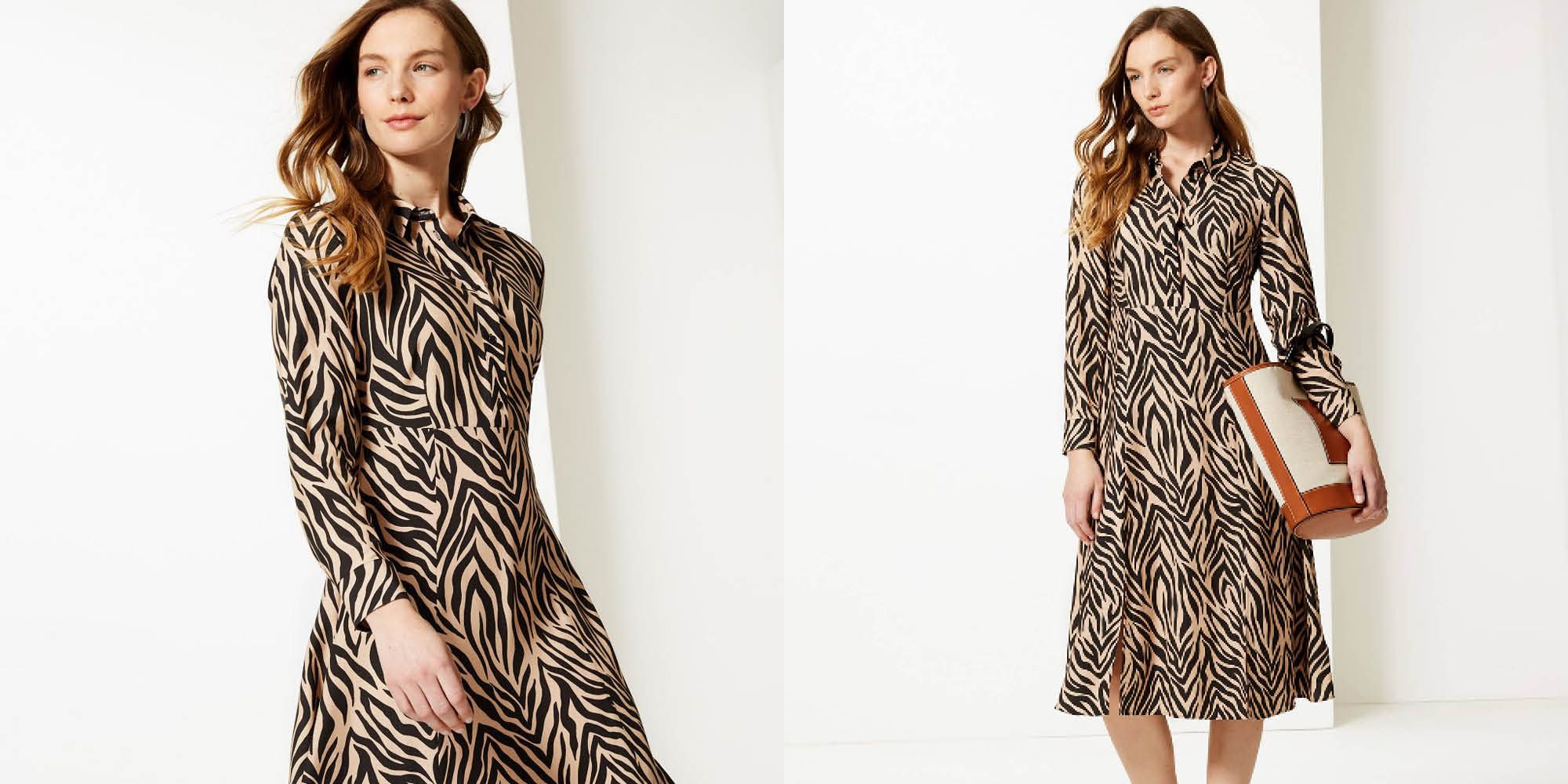 leopard print dress m&s