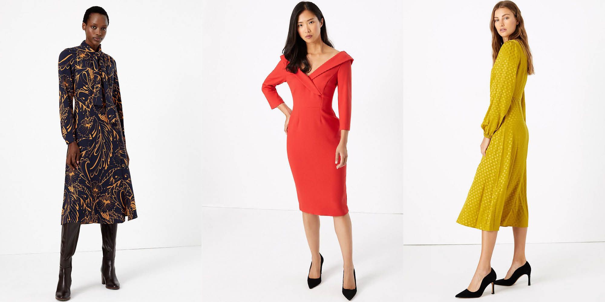 marks and spencer jersey dress