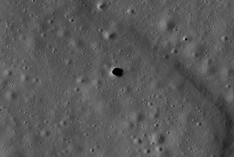 the marius hills pit is a possible skylight in a lava tube in an ancient volcanic region of the moon called the marius hills this lroc image is the highest resolution image of the pit to date