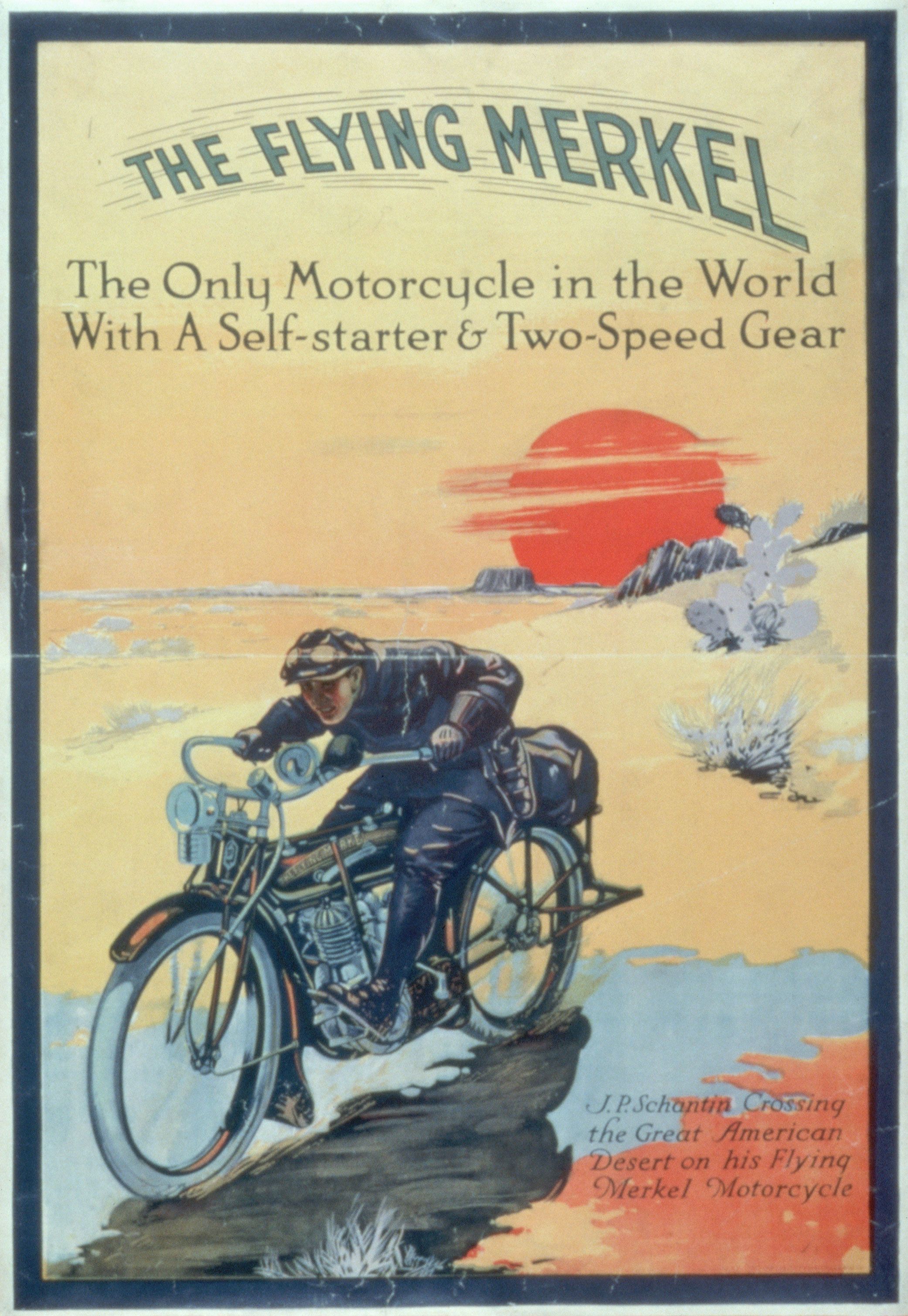 Vintage Advertising Art Print 8 Vintage Indian Motorcycle Ad