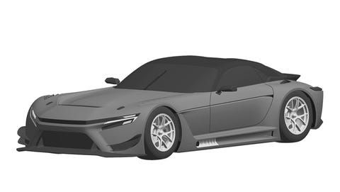 تصویر ثبت اختراع مفهومی تویوتا GR GT3 تصویر ثبت اختراع مفهومی تویوتا gr gt3
