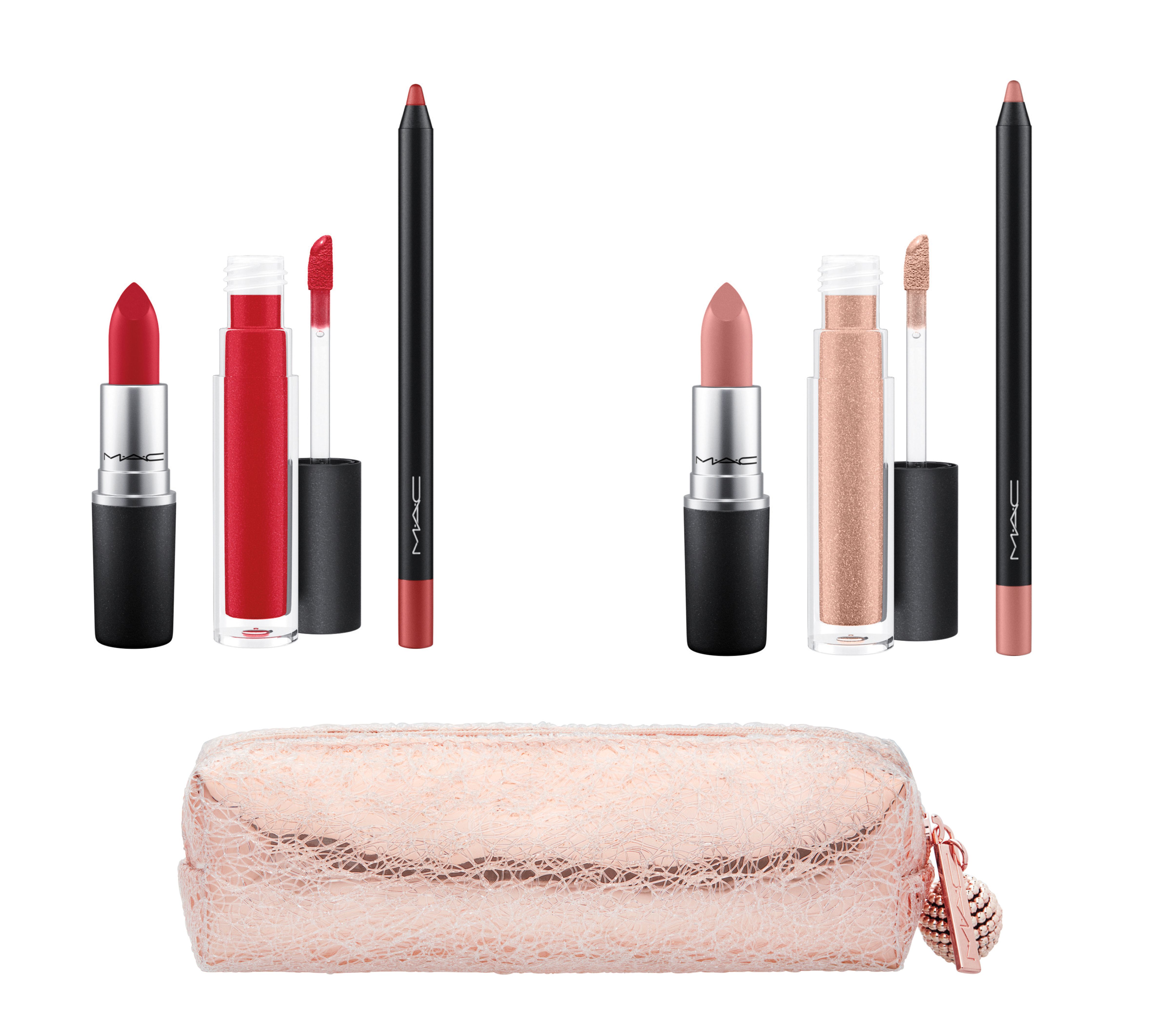 mac christmas lipstick set