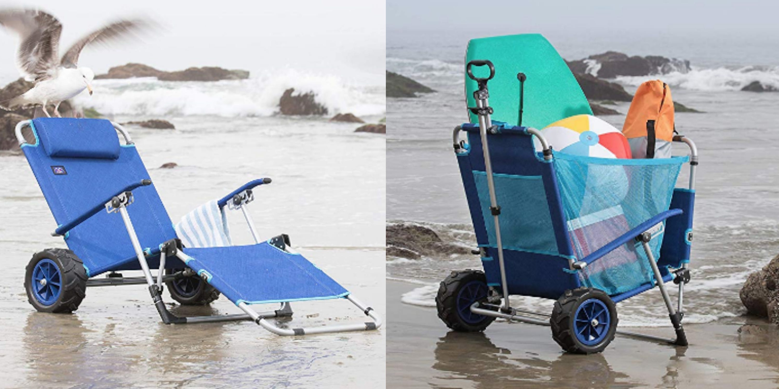 This Beach Chair Transforms Into a Wagon