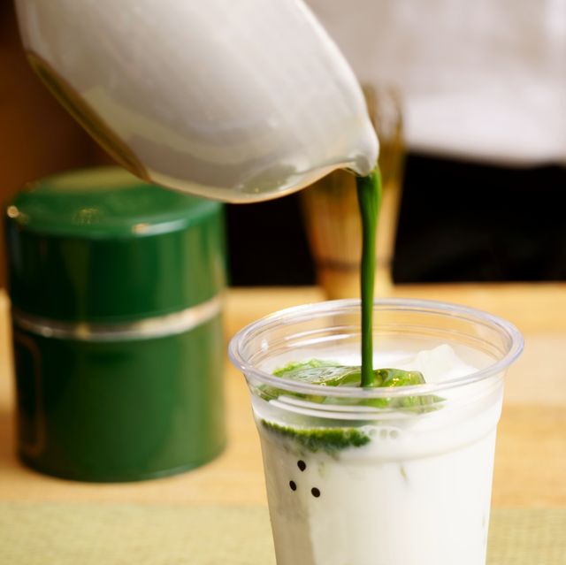 gezonde drankjes latte matcha groen