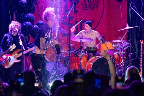 Avril Lavigne Performs Live At The Roxy For SiriusXM And Pandora's Small Stage Series In Los Angeles avril lavigne performs live at the roxy for siriusxm and pandora's small stage series in los angeles