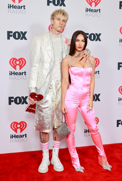 megan fox and machine gun kelly at the 2021 iheartradio music awards