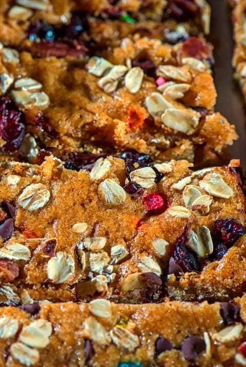 Macro of granola bars