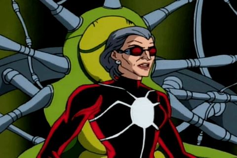madam web from spider man the animated series