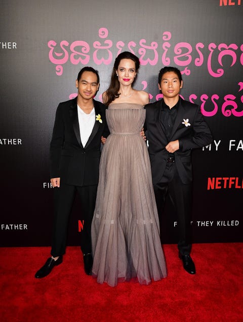 angelina jolie kids First They Killed My Father Premiere angelina jolie kids
