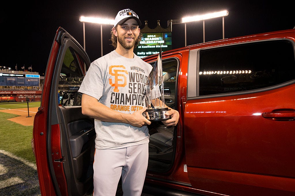 10 Years Ago, Madison Bumgarner Won a Truck in the World Series — Then Forgot It