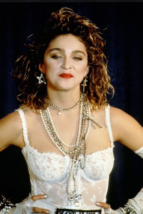 Madonna during a performance at MTV Video Awards
