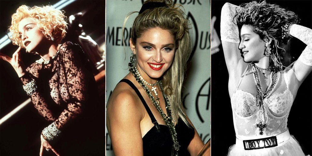 Madonna's 60th Birthday - Madonna's Most Iconic Fashion Moments Through The  Years