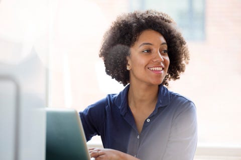 woman on laptop