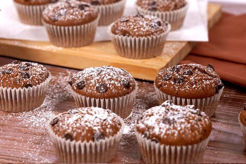 magdalenas con pepitas de chocolate