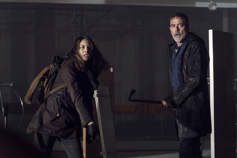 Lauren Cohan como Maggie, Jeffrey Dean Morgan como Negan, The Walking Dead 11ª Temporada