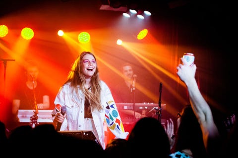 maggie rogers performs at omeara