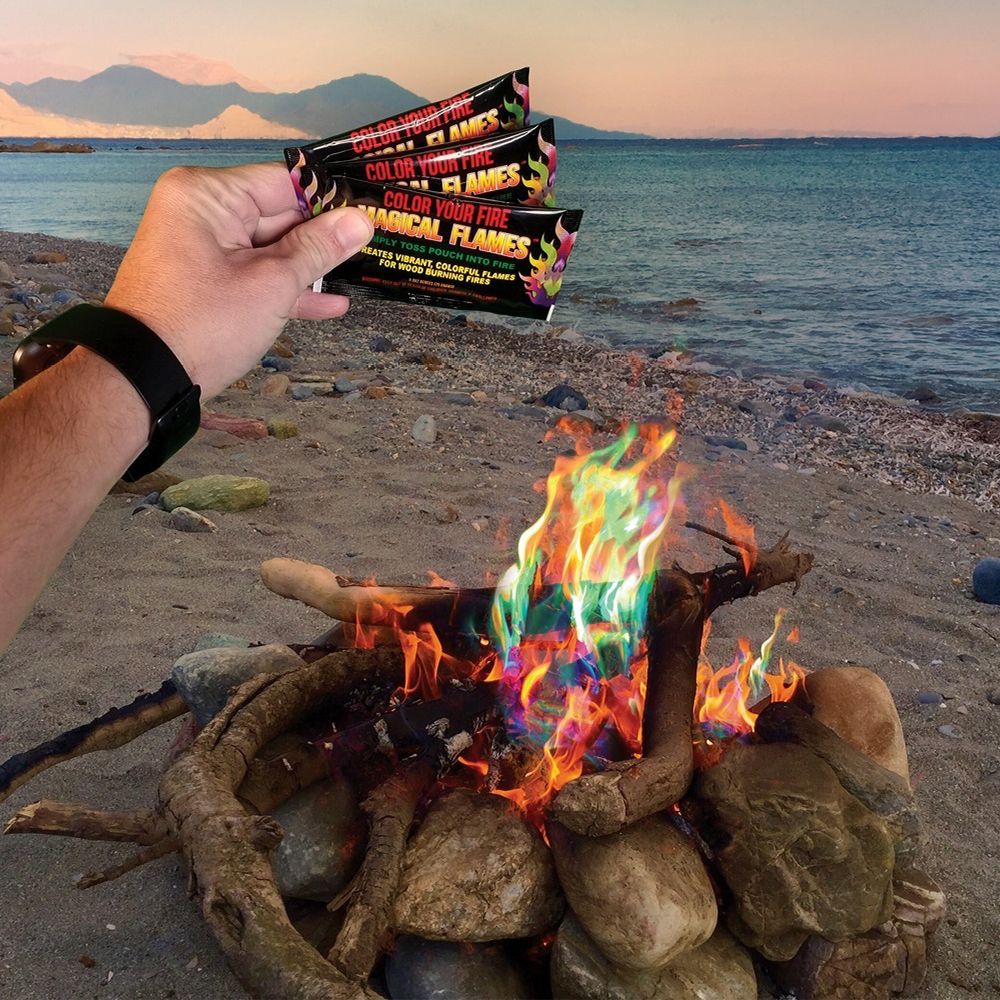 25 Grams New Pack of 3 Firepit Colorful Color Your Fire Magical Flames 