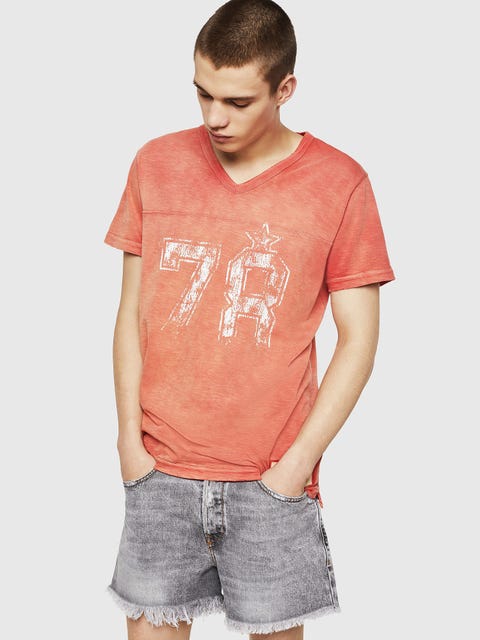 Uomo Stampata T-Shirt Bohémien Shirt Manica a 3//4 con Scollo a V Autunno Magliette Maniche Lunghe Casual Uomo Elegante Vintage Etnico Tops