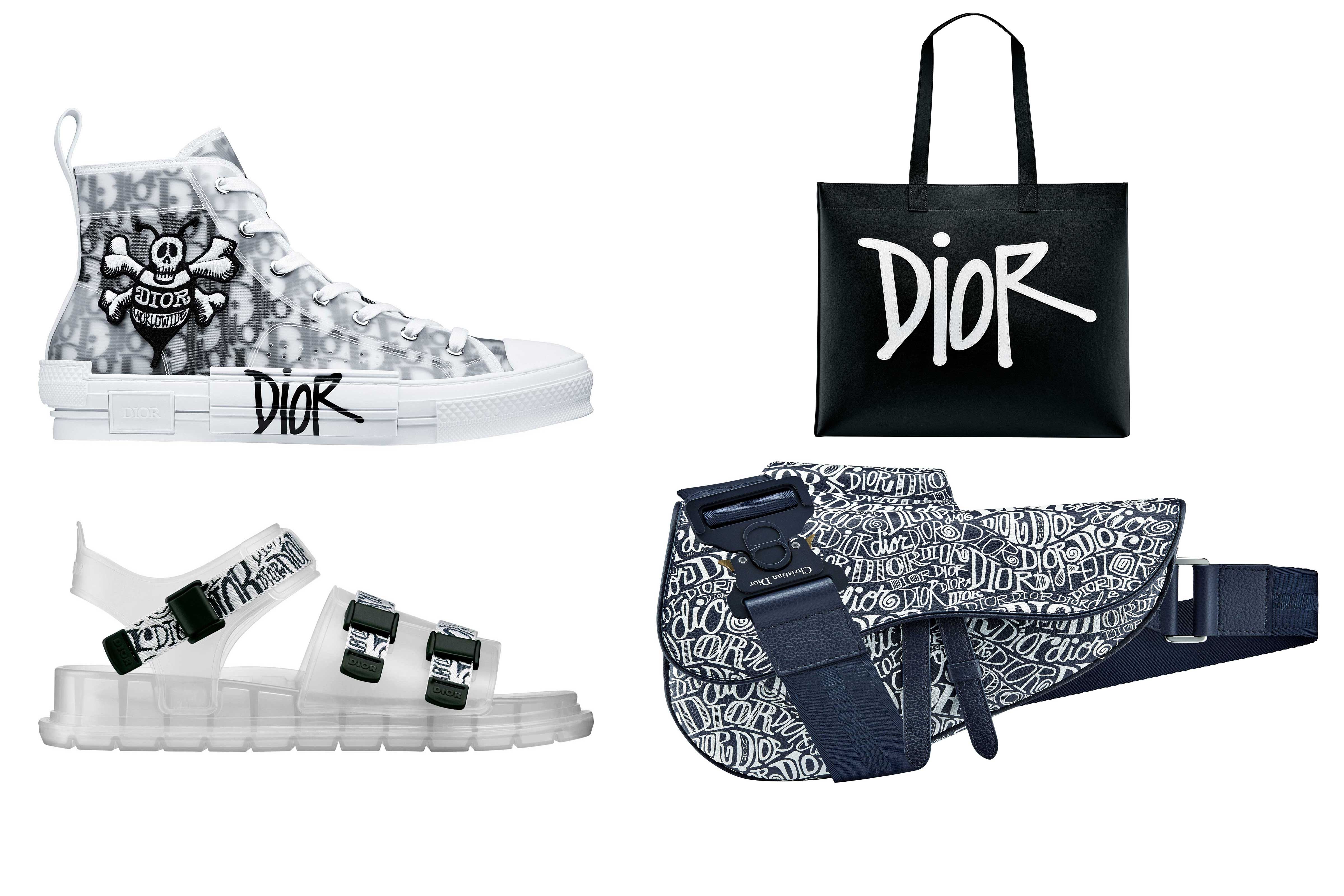 DIOR ディオール Shawn Stussy スニーカー-