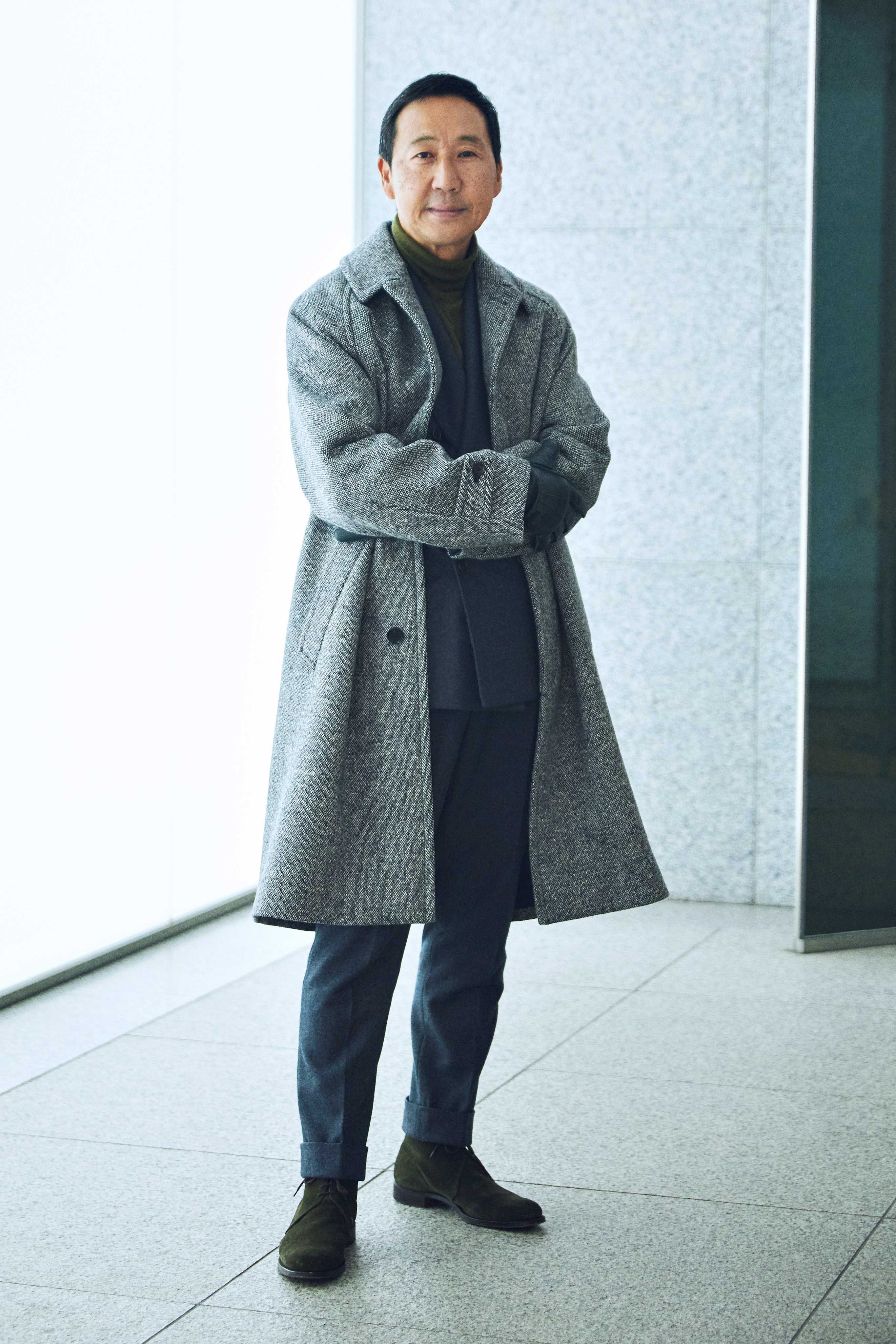 期間限定特別価格 Camoshita UNITED ARROWS ツイードジャケット コート 