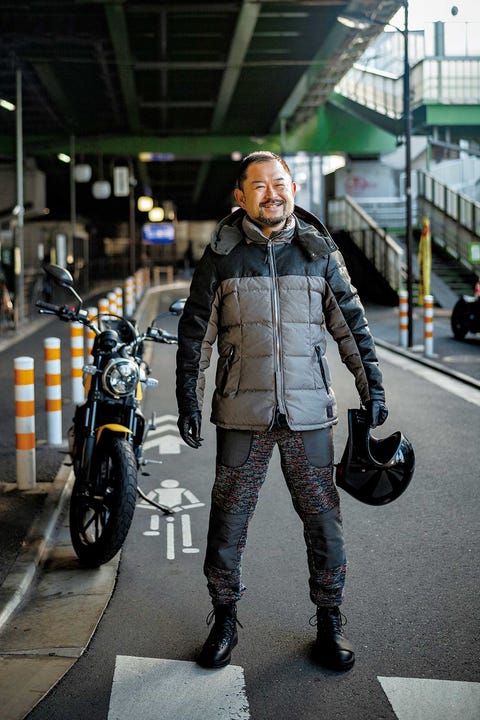 バイクとアウター スタイリッシュな関係 出版社勤務 齋藤亮介さん編 バイクとアウター スタイリッシュな関係 出版社勤務 齋藤亮介さん編