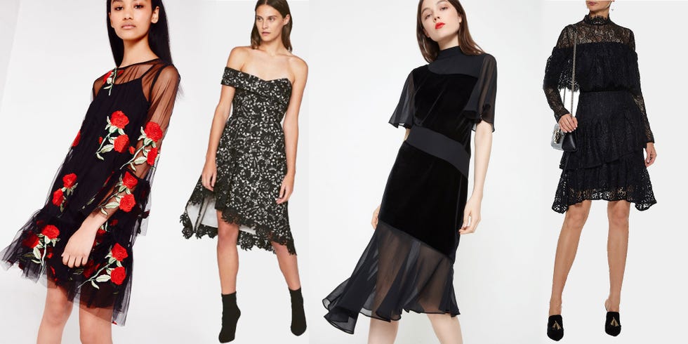 wearing black to a wedding as a guest