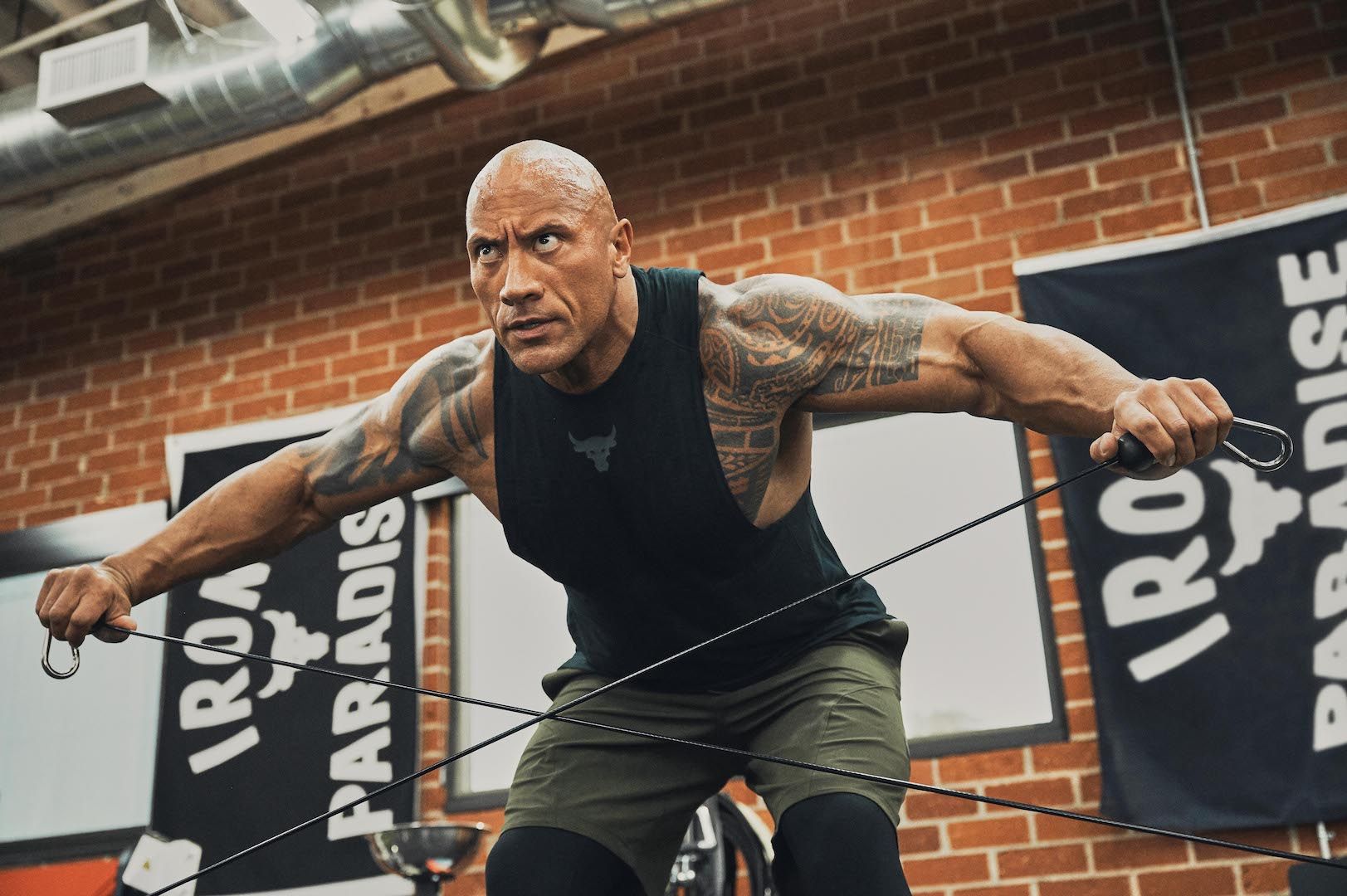 the rock under armour line