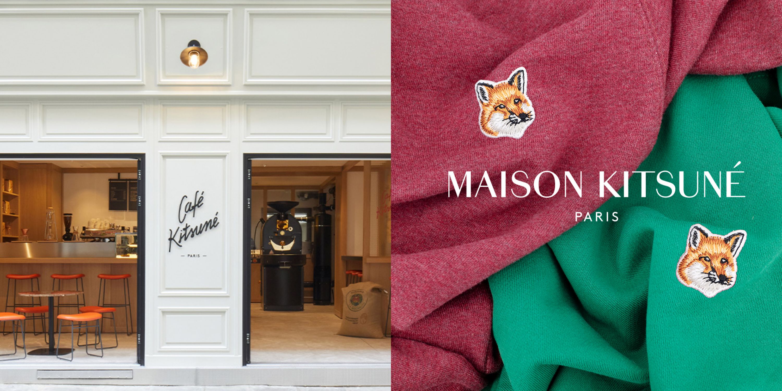 Maison Kitsuné正式登台！小狐狸台北專賣店四月開幕，「珍奶小狐狸」素T、帆布包限定推出