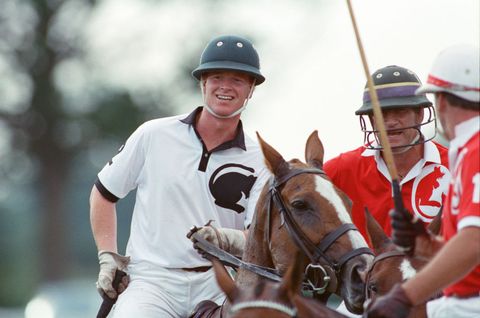 major james hewitt on the polo field at windsor