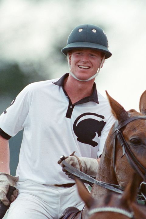 major james hewitt on the polo field at windsor