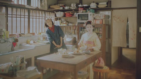 Natsuki Deguchi and Nana Mori as Sumire and Kiyo from Makanai the Maiko Cook
