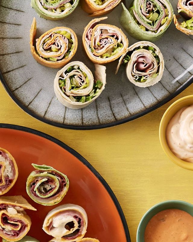 make ahead sandwich rolls and dips