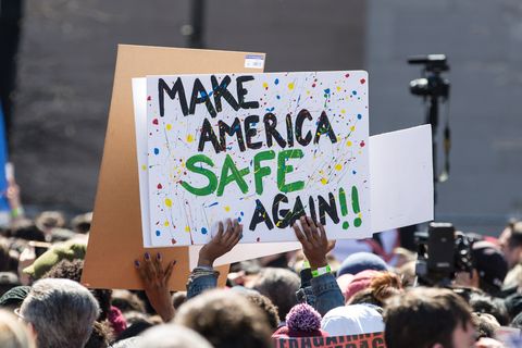 make america safe again poster