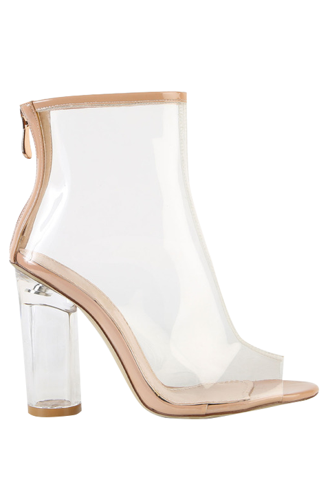 13 Clear High Heels That Aren't Basic - Cool Clear Shoes, Heel, and Booties