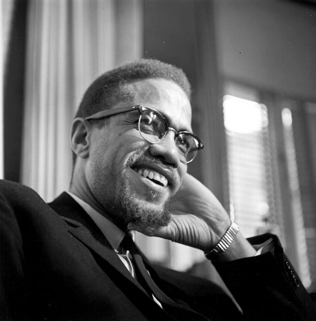 rochester, ny   february 16 former nation of islam leader and civil rights activist el hajj malik el shabazz aka malcolm x and malcolm little poses for a portrait on february 16, 1965, in rochester, new york photo by michael ochs archivesgetty images