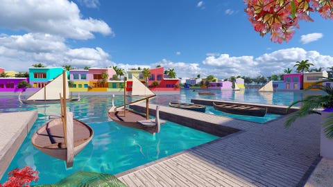 maldives floating city