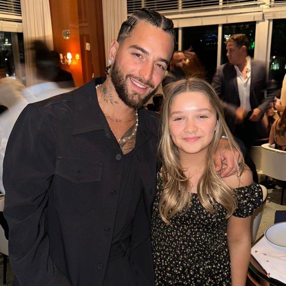 Harper Seven es fan de Maluma y esta foto lo demuestra Harper Seven es fan de Maluma y esta foto lo demuestra