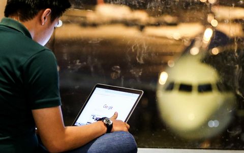 British government's flight ban on electronic devices
