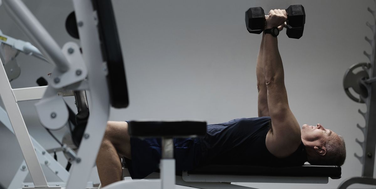 Men Over 40 Can Use the T-Bench Dumbbell Fly for Chest Muscle