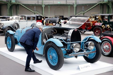 Bonhams Press Preview Of Collector's Motorcycle, Motor Cars And Automobile At Le Grand Palais