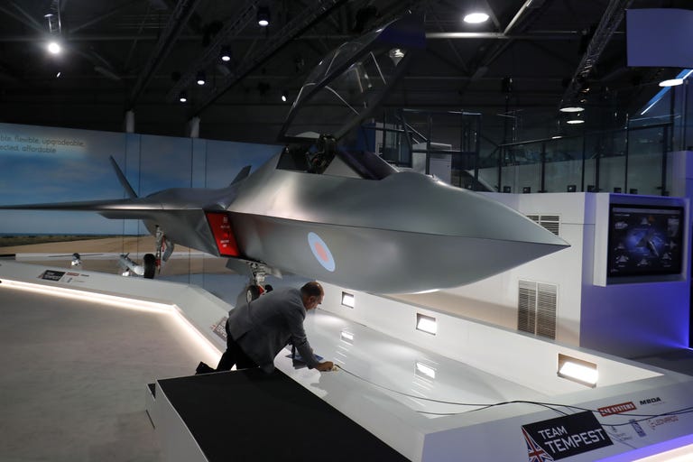 BRITAIN-AVIATION-SHOW-AEROSPACE-MANUFACTURING