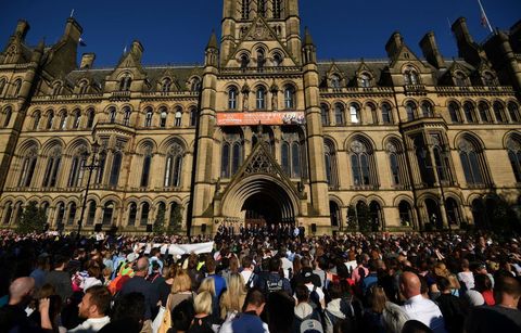 Manchester attack vigil