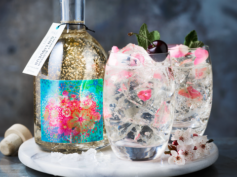 M&S's Cherry Blossom Gin Glitter Globe Is The Perfect Summer Tipple