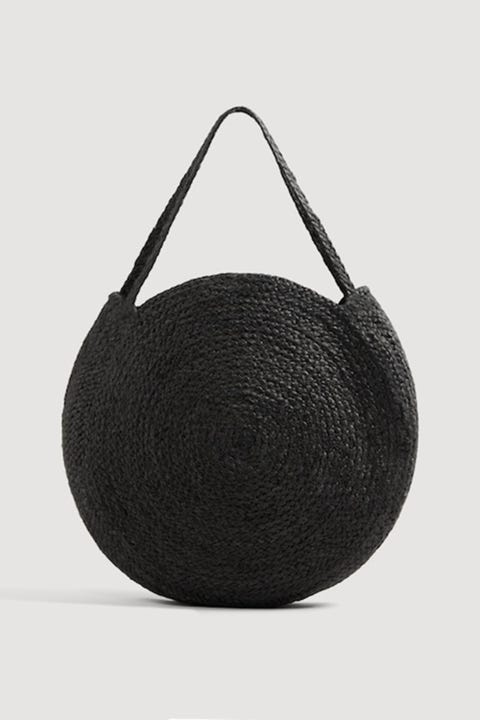 basket bag straw bag image