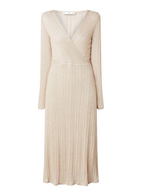 Clothing, Dress, Day dress, Gown, Beige, Cocktail dress, Sleeve, Neck, Outerwear, A-line, 
